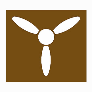Aviation museum information symbol 