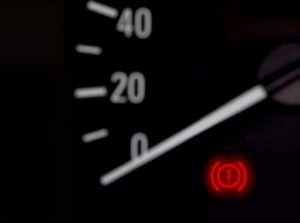 Car dashboard brake warning light explained