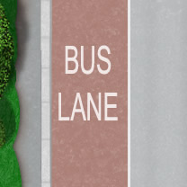 Bus lane theory test