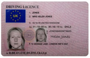 UK Driving Licence. Note: This UK driving licence contains fictional information