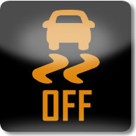 Land Rover / Range Rover / Evoque / Discovery Dynamic Stability Control (DSC) off warning dashboard warning light