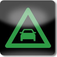 Land Rover / Range Rover / Evoque / Discovery forward alert dashboard warning light