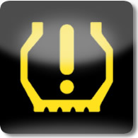 Land Rover / Range Rover / Evoque / Discovery tyre pressure monitoring system dashboard warning light