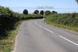 Limit point is the furthest point that can be seen of the road ahead