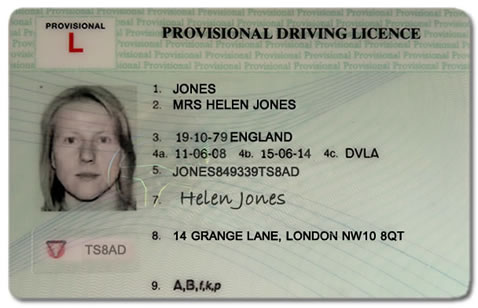 Provisional Driving Licence - Theory Test Documents