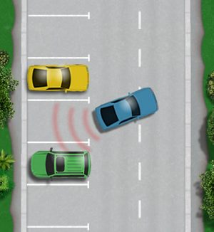 Driving test parking sensors rules