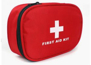 Roadside emergency first aid kit